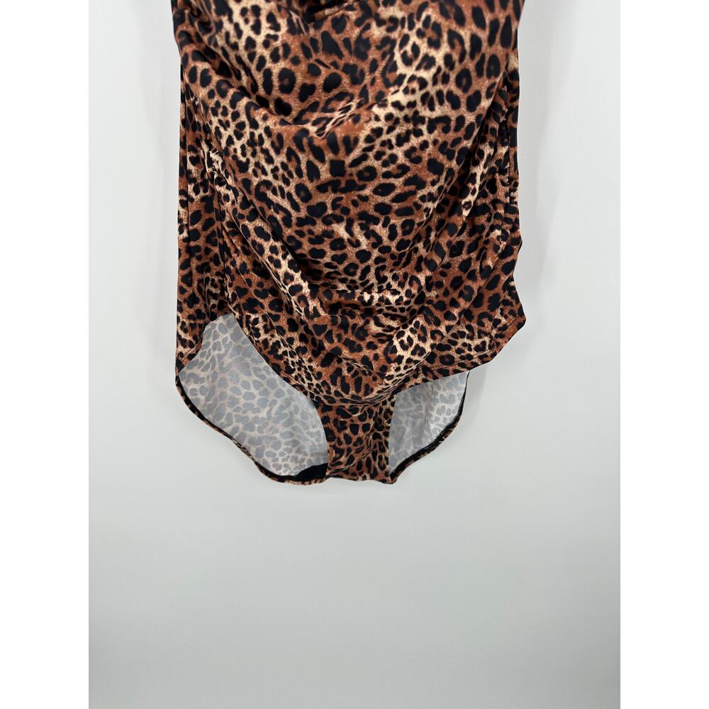 Ruby Ribbon Womens Animal Print Riviera One Piece Swimsuit Size 18 Beach Vaca - Picture 5 of 11